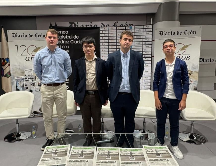 Le Quang Liem reached the final of the tournament after 7 breathtaking matches. Photo: Diario de Leon