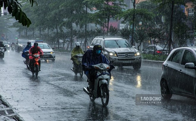 Forecast for today July 5, the Northeast region continues to have rain due to the circulation of storm No. 1. Photo: To The