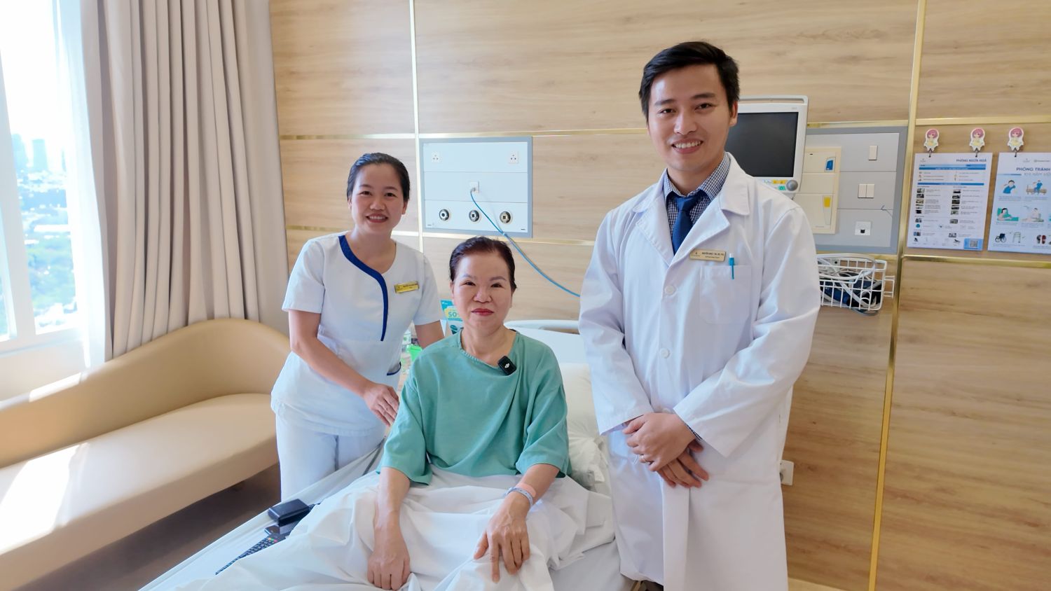 Ảnh 2: Bệnh nhân bình phục tốt sau phẫu thuật, khép lại hành trình điều trị với kết quả vượt kỳ vọng ban đầu. Ảnh: Vinmec