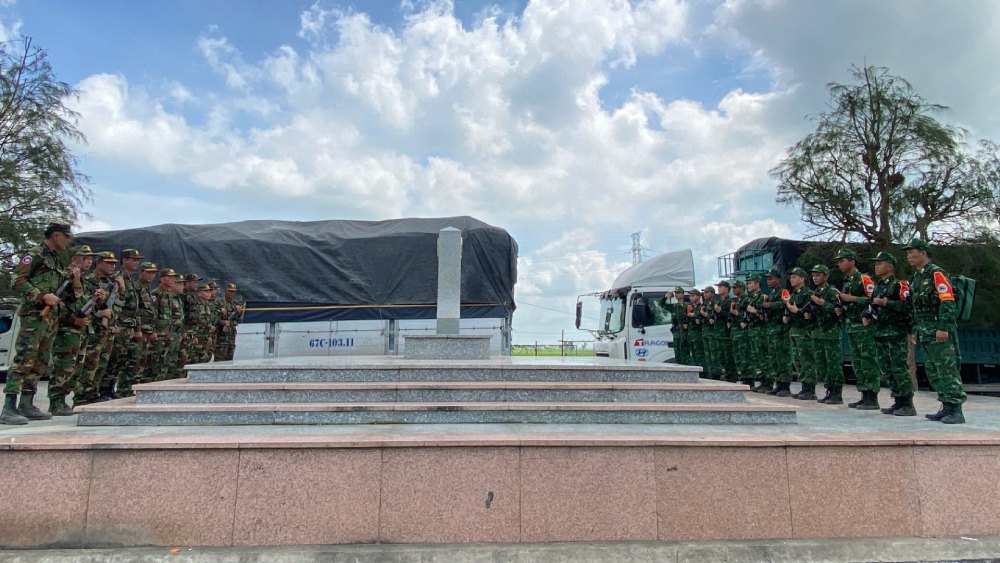 The political security and social order and safety situation in the border area under the responsibility of both sides is always maintained. Photo: An Giang Border Guard