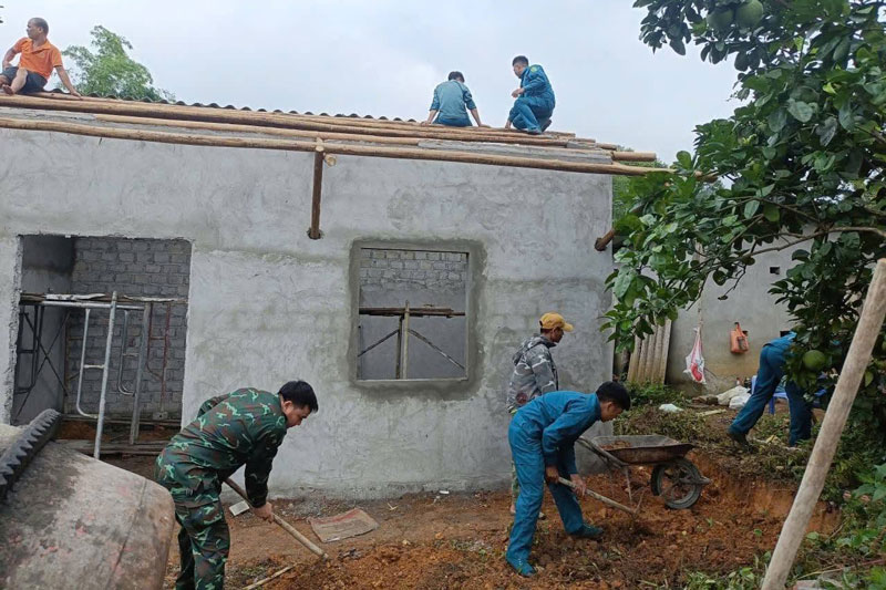 Những mái ấm mới góp phần hiện thực hóa chính sách đền ơn đáp nghĩa, chăm lo đời sống các gia đình người có công trên địa bàn tỉnh Lào Cai Ảnh: Quốc Trị