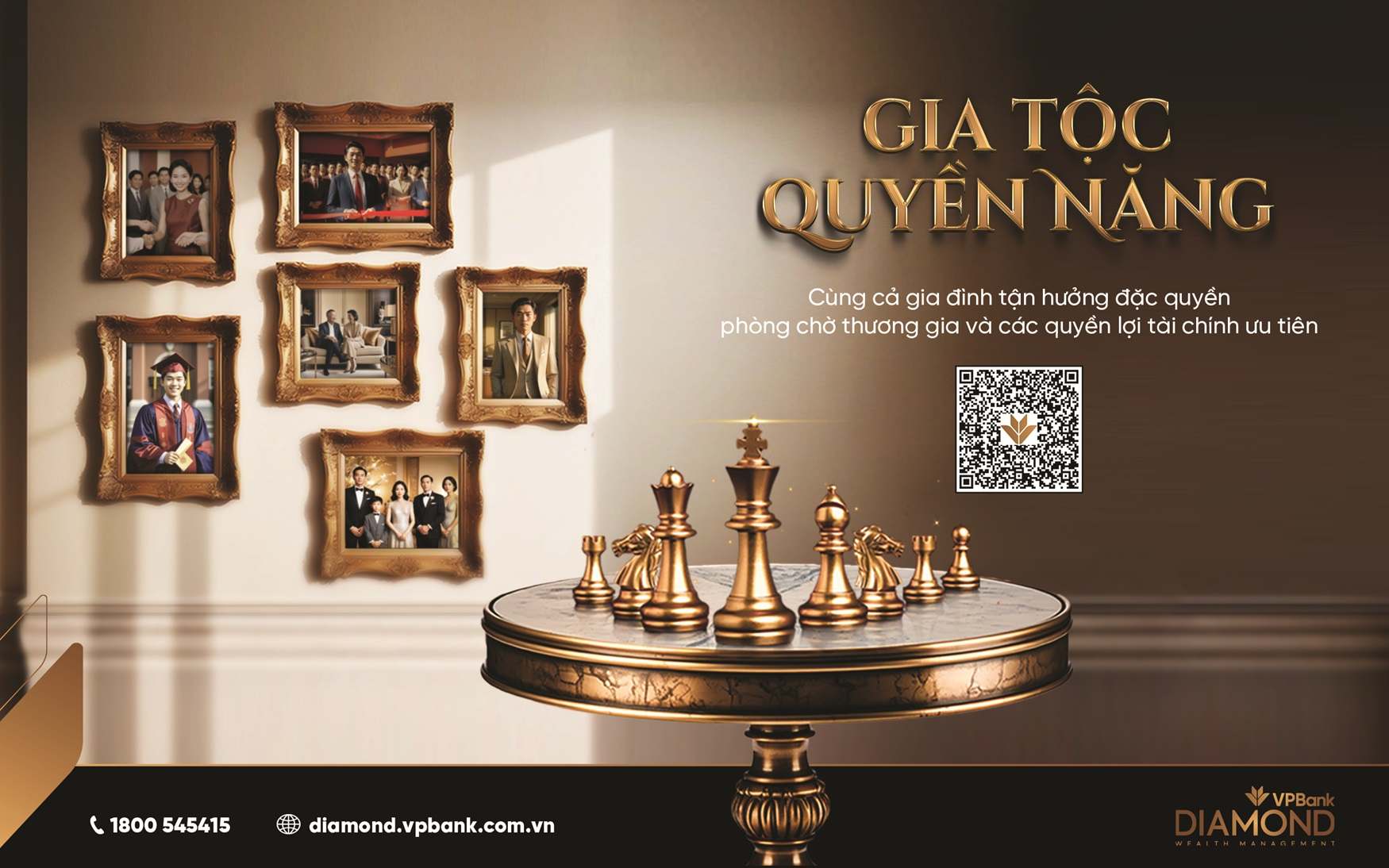 “Gia tộc quyền năng” giúp khách hàng quản trị gia sản ở quy mô gia đình. Ảnh: VPBank