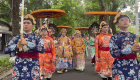 Bach Hoa Bo Hanh leaves an impression on Hue Ao Dai Week. Photo: Nguyen Luan