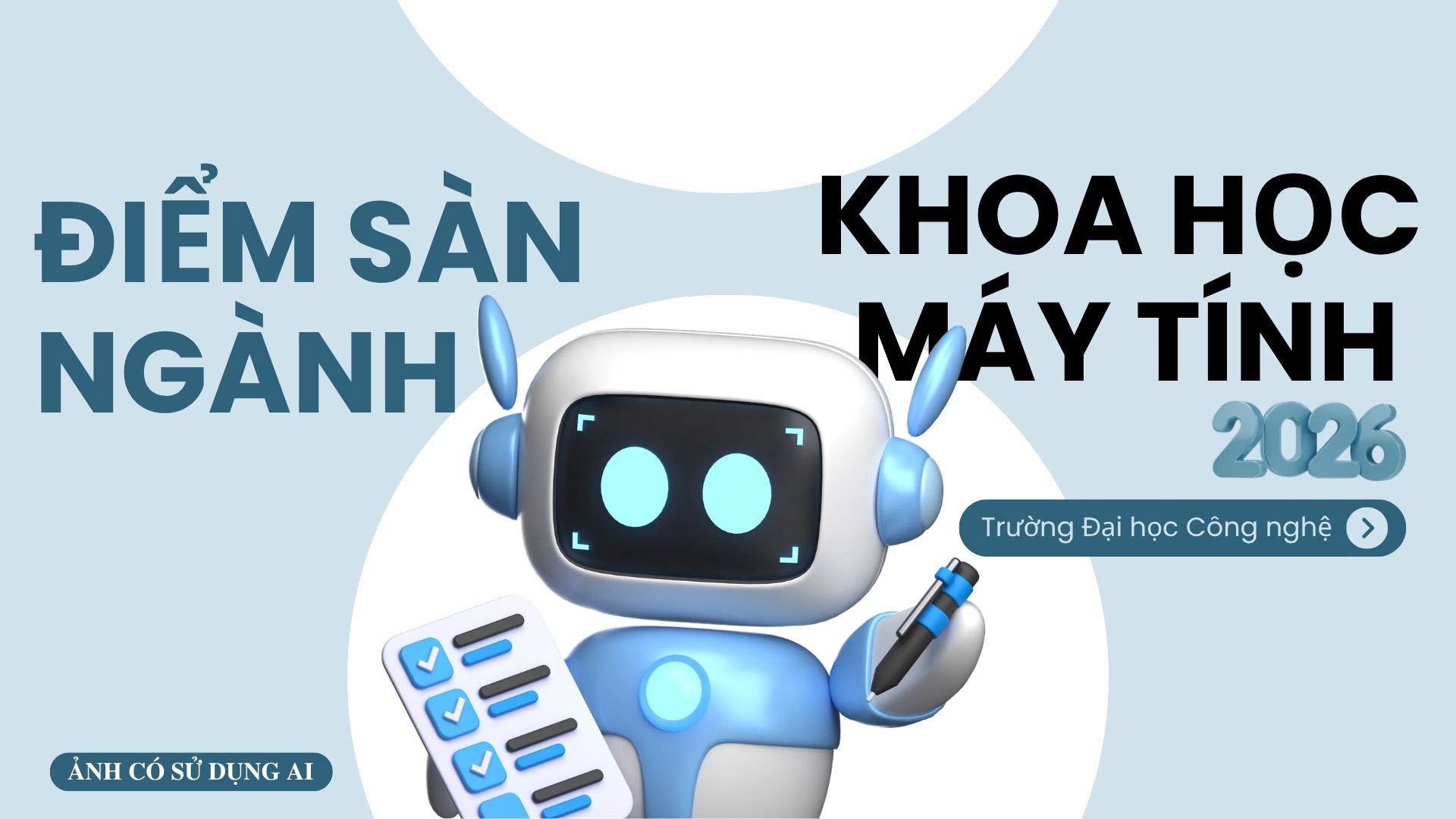 Benchmark score for Computer Science major in 2026 of University of Technology