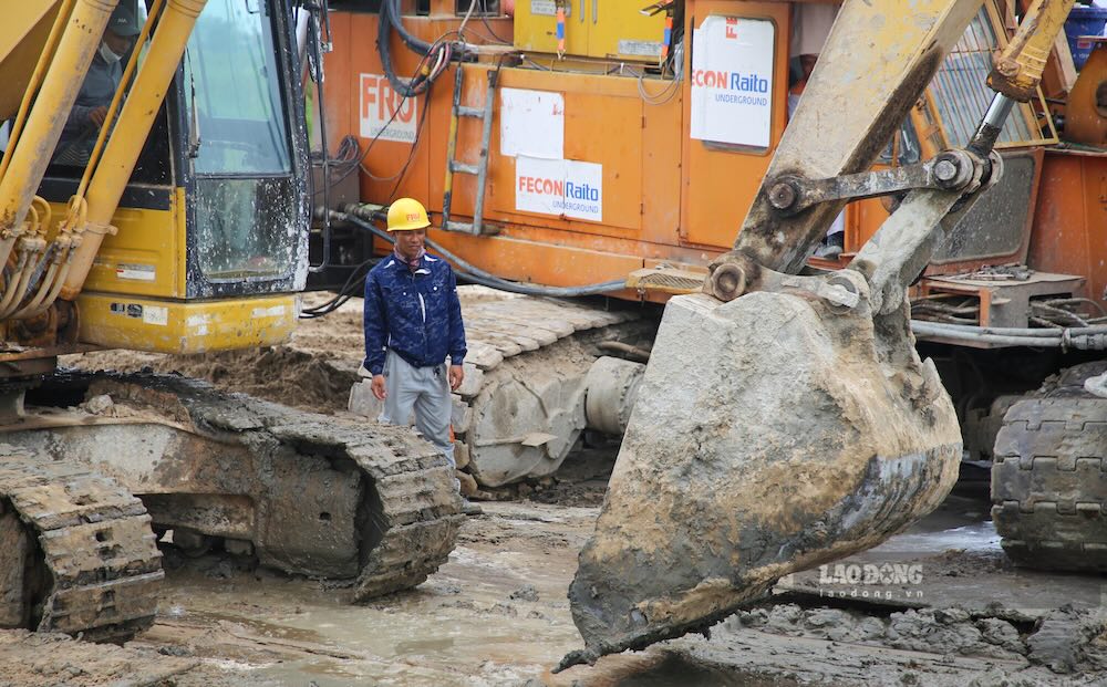Tăng cường triển khai thi công tại các khu vực có nền đất yếu.