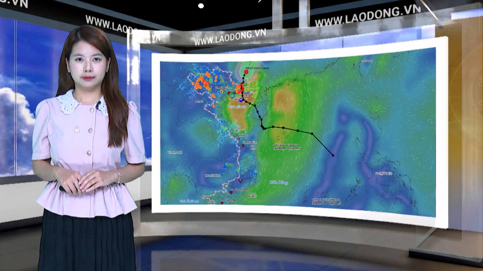 Weather forecast tonight and tomorrow 6.7
