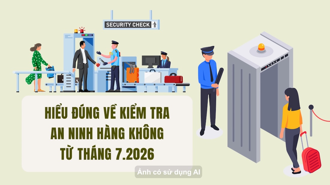 Understanding aviation security checks correctly from July 2026