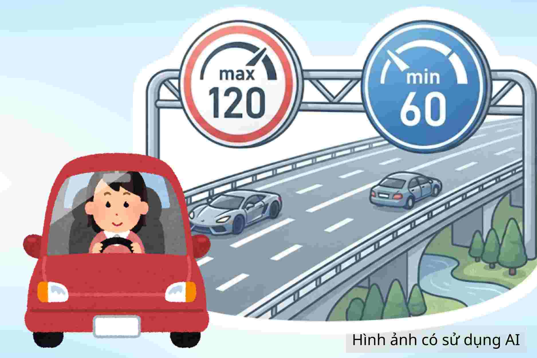 高速道路を走行する際、車両の運転者は速度規制に注意する必要があります。