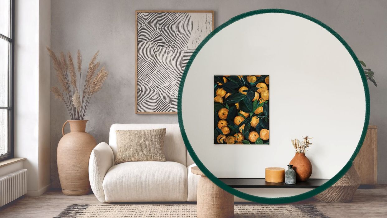 Choosing suitable decorative paintings contributes to perfecting the interior style of the house. Graphics: Thanh Thanh