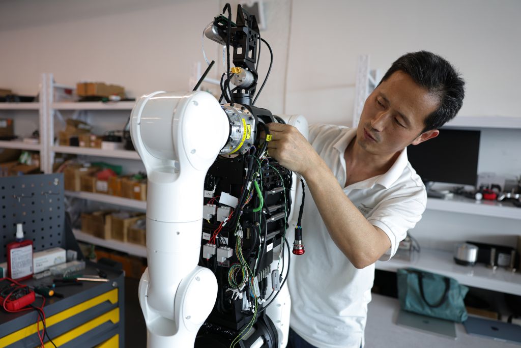 Not only in industry, AI is also increasingly present in daily life. Photo: Xinhua/Wang Jingqiang