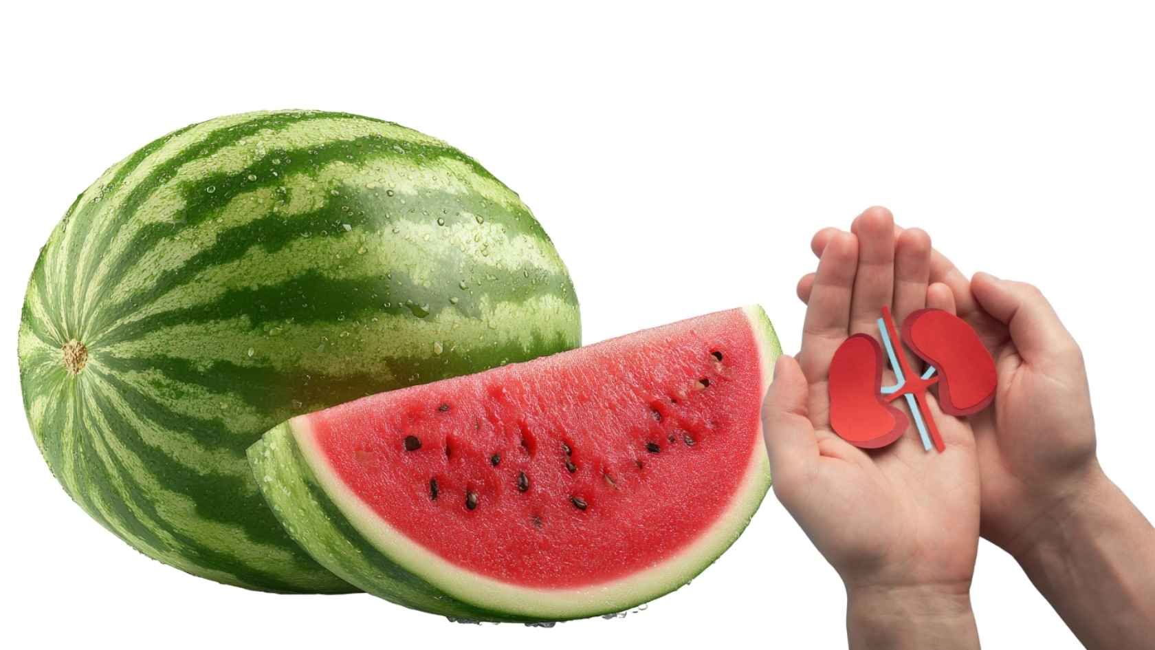 Eating watermelon in the wrong way can be harmful to the kidneys and digestive system. Graphics: Ha May/Source Canva