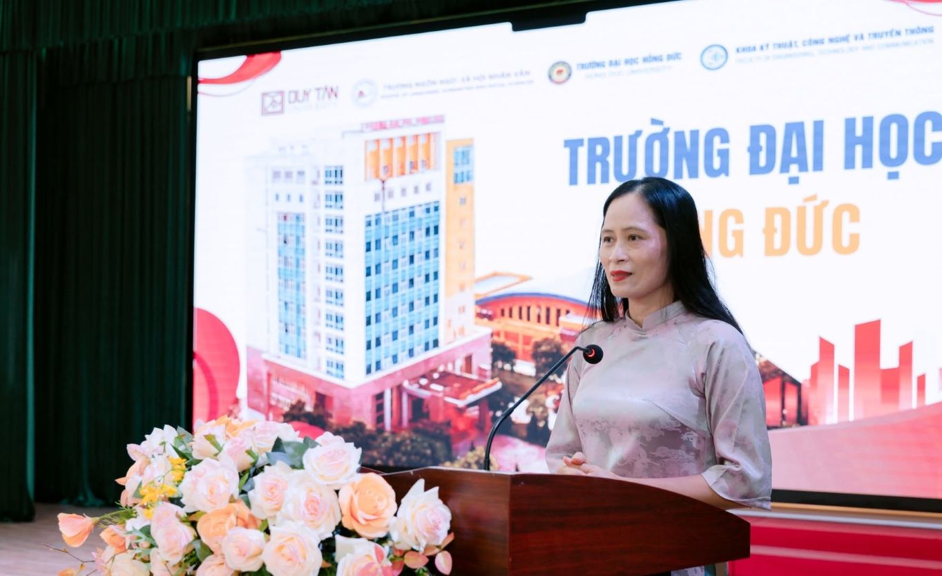 Associate Professor, Dr. Hoang Thi Mai - Vice Rector of Hong Duc University. Photo: Hong Duc University