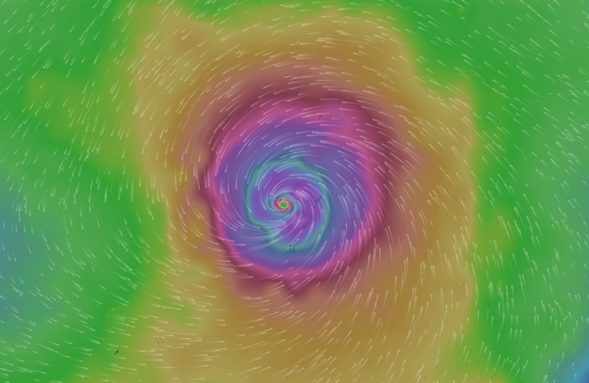 Typhoon Bavi is unlikely to enter the East Sea but will still cause strong winds. Image source: Vietnam Disaster Monitoring System