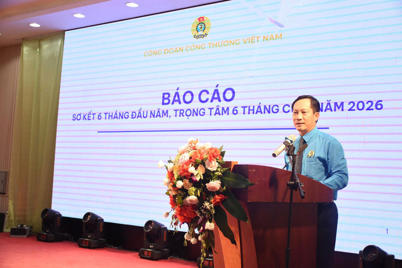 Chủ tịch Công đoàn Công Thương Việt Nam Lê An Hải.