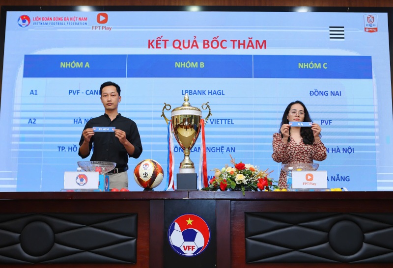 Group stage draw of the 2026 National U21 Football Tournament. Photo: VFF