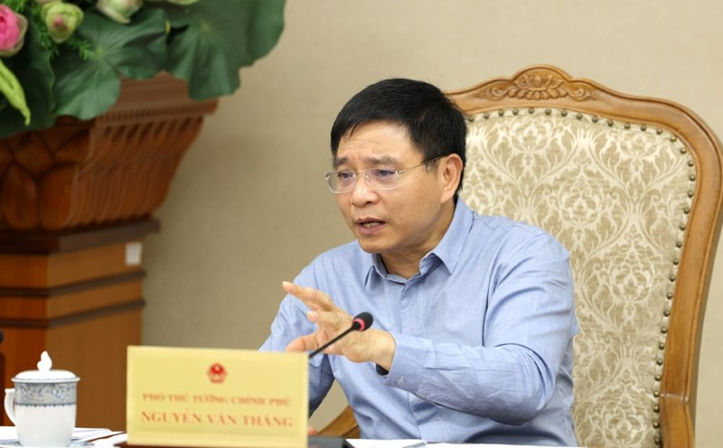 Member of the Party Central Committee, Deputy Prime Minister Nguyen Van Thang is Chairman of the Executive Council of the International Financial Center in Vietnam. Photo: VGP/Duc Tuan