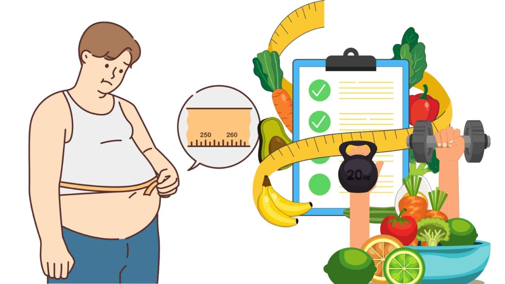 To be healthy, control visceral fat instead of just losing weight. Graphics: Ha May/Source Canva