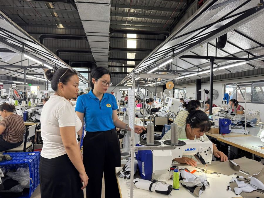 Hue surveys the health and lives of union members and workers. Photo: Hue Trade Union