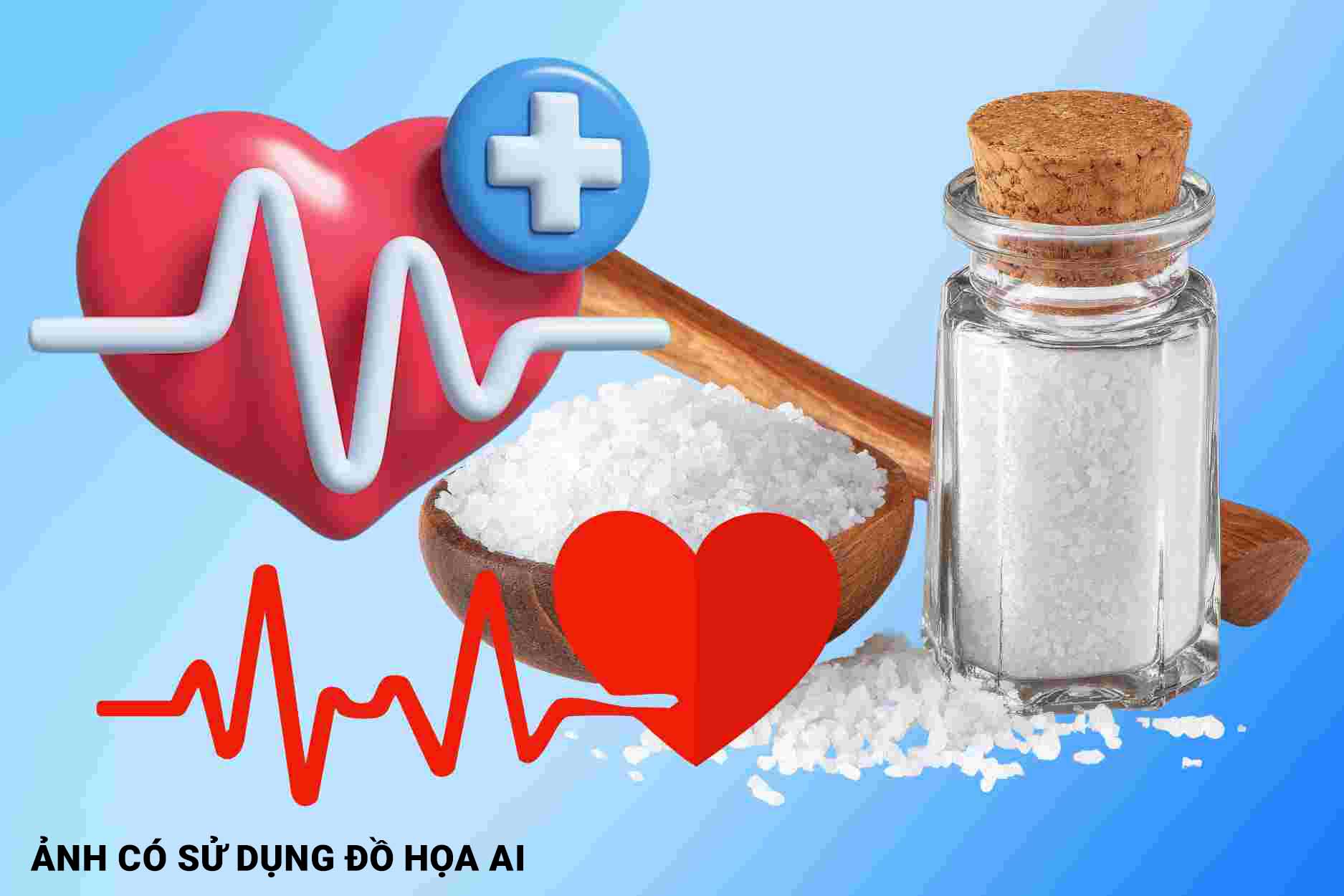 Coarse salt or iodine salt are better for cardiovascular health and blood pressure.