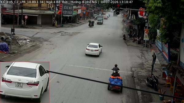 Car owner fined remotely in Hung Yen. Photo: Hung Yen Traffic Police