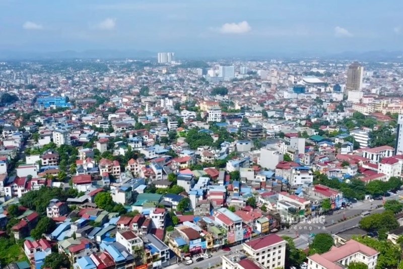 Khu vực trung tâm tỉnh Thái Nguyên. Ảnh: Việt Bắc