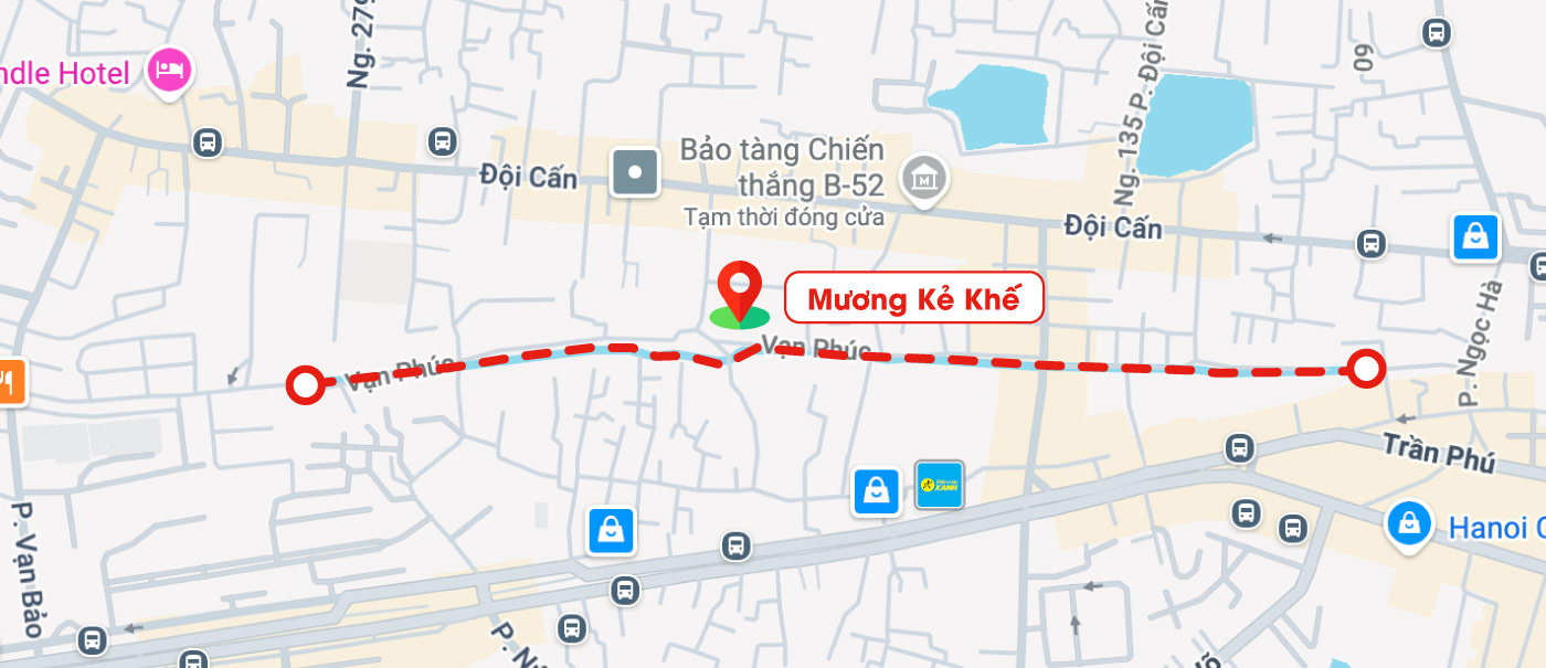 Mương Kẻ Khế dài khoảng 1,7km, nằm trên địa bàn phường Ngọc Hà (Hà Nội). Trong đó, khoảng 750m vẫn là mương hở, nhiều năm qua trở thành điểm ô nhiễm do nước thải sinh hoạt và rác thải tập kết dọc hai bên bờ.