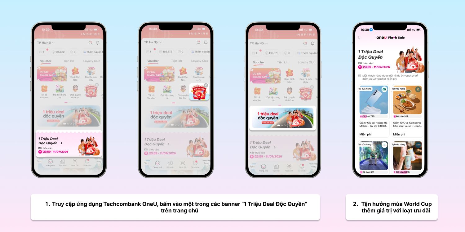 Techcombank OneU application. Photo: Techcombank