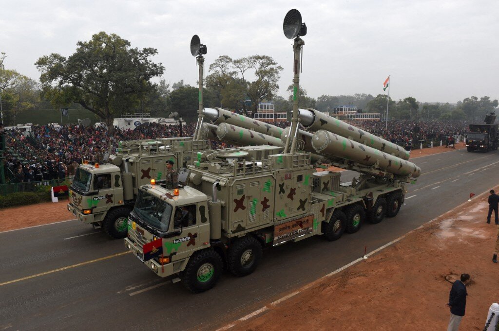 India's BrahMos missile weapon system. Photo: AFP
