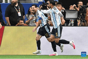 Live football match Argentina vs Egypt in the 1/8 round of the 2026 World Cup at 11:00 PM on July 7 (Vietnam time).
