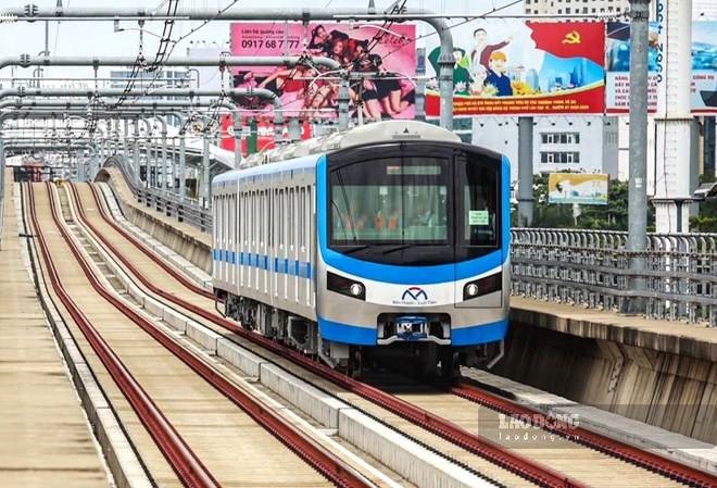 El Metro número 1 (Ben Thanh - Suoi Tien) es la primera línea de ferrocarril urbano en la ciudad de Ho Chi Minh que se ha completado y puesto en funcionamiento. Foto: Anh Tu