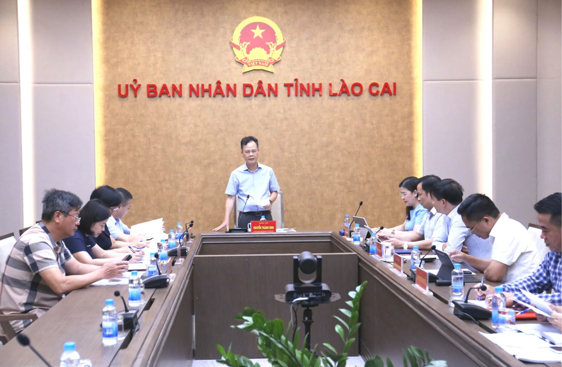 Meeting scene. Photo: Lao Cai e-Portal
