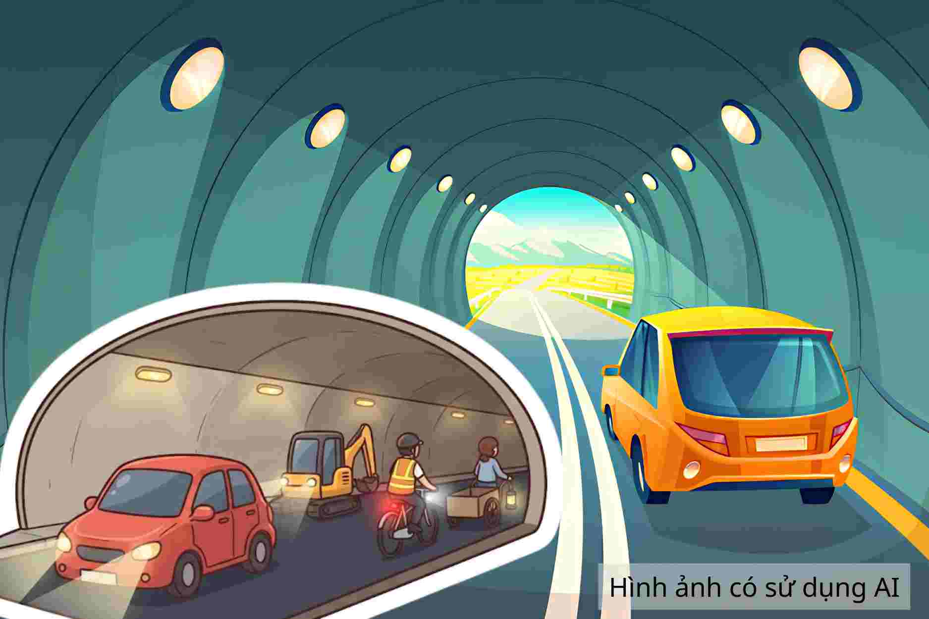 Safety rules when traveling in road tunnels
