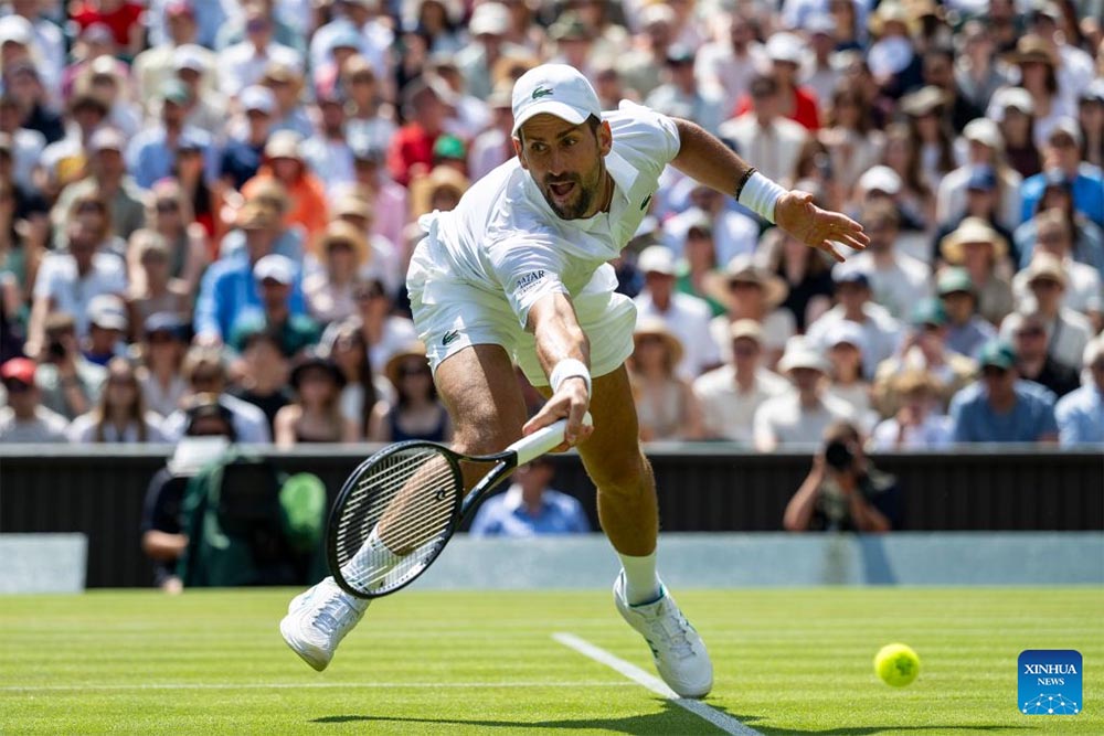 Tennis player Novak Djokovic. Photo: Xinhua