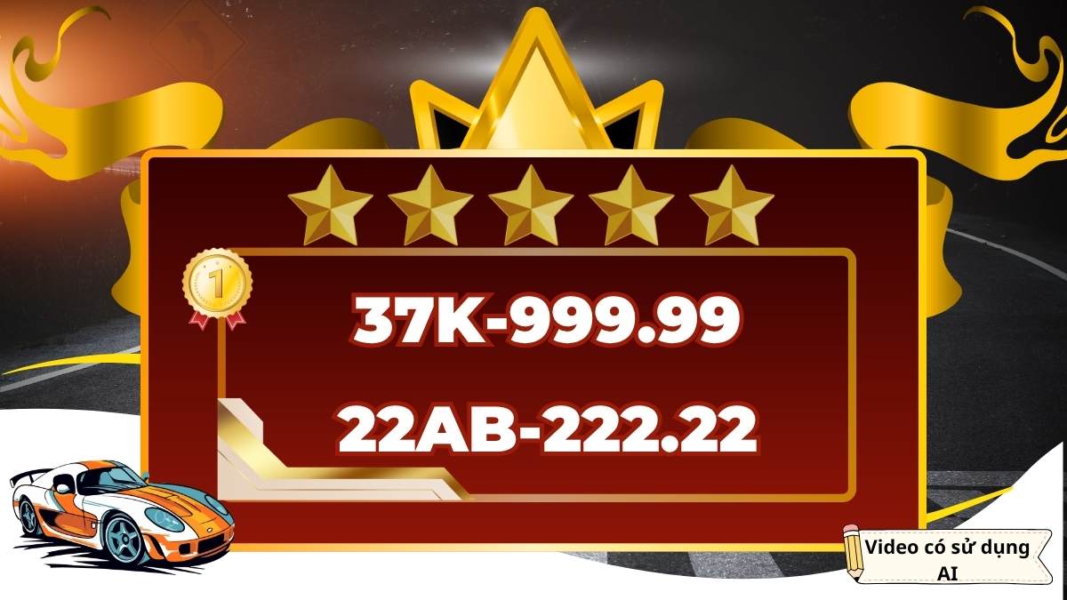 Super license plate 22AB-222. 22 will be available in the auction on July 8th