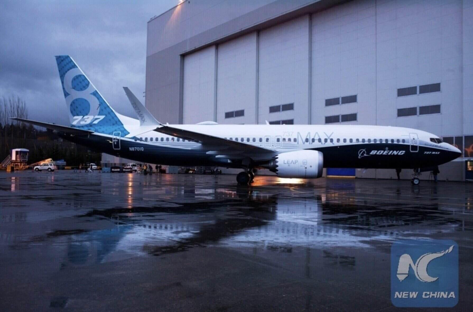 A Boeing 737 Max aircraft. Photo: Xinhua