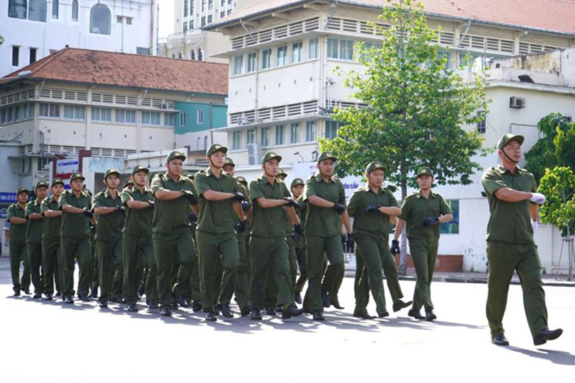 Each village and residential group in Ha Tinh province will be established with a civil defense team. Photo: Ha Tinh Provincial e-Portal