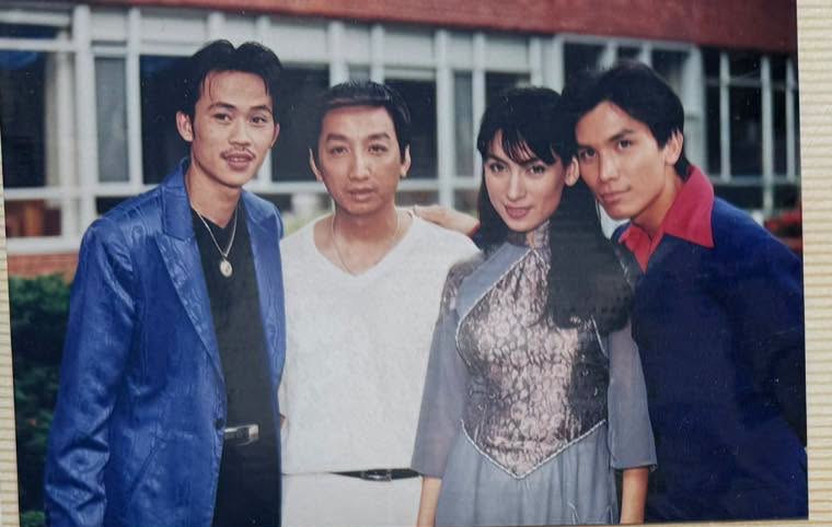 From left: Hoai Linh, Truong Vu, Phi Nhung, Manh Quynh. Photo: Wendy.