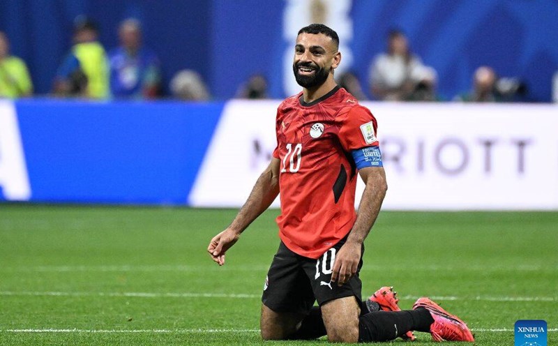 Mohamed Salah and Egypt unfortunately lost to Argentina. Photo: Xinhua