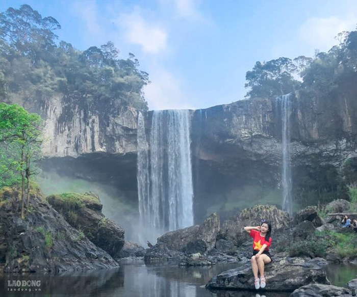 La cascade K50 est magnifique dans la forêt de la réserve naturelle de Kon Chư Răng. Photo: Thanh Tuấn