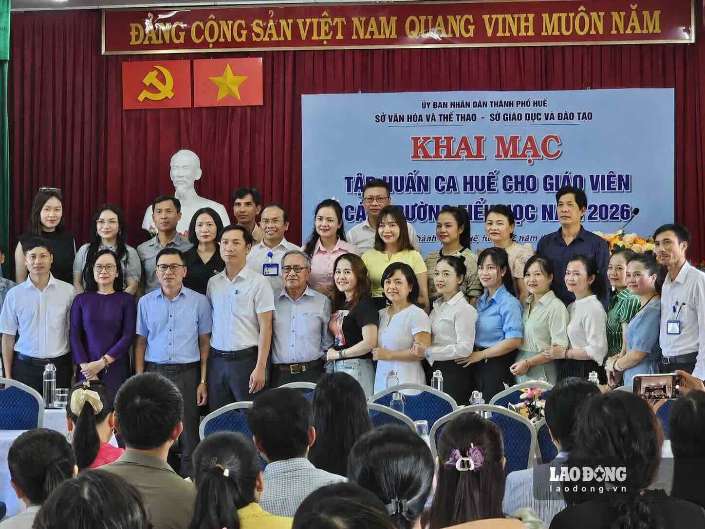 More than 160 Hue teachers train to bring Hue Ca heritage into schools. Photo: Thanh Dat.