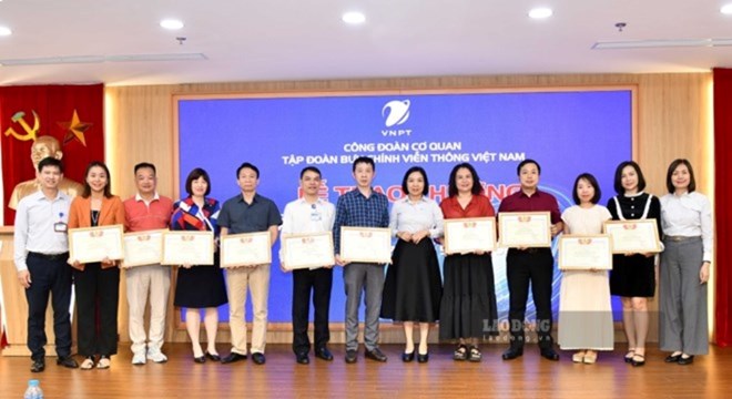Thời gian qua, công tác phát động các phong trào thi đua, khen thưởng được Công đoàn VNPT triển khai hiệu quả. Ảnh: Quỳnh Chi