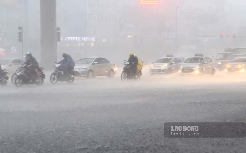 Rainfall forecast in the North is concentrated in the afternoon, night and early morning. Photo: To The