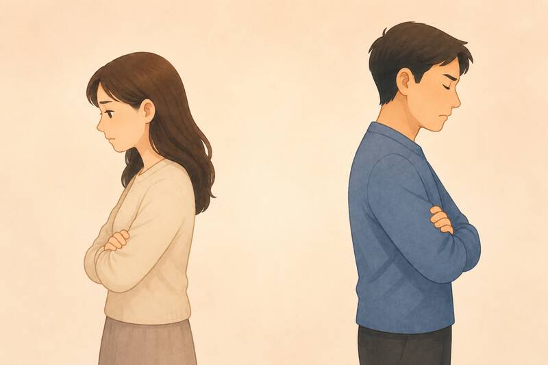 Many couples decide right and wrong when conflicts occur. Graphics: Viet Bac