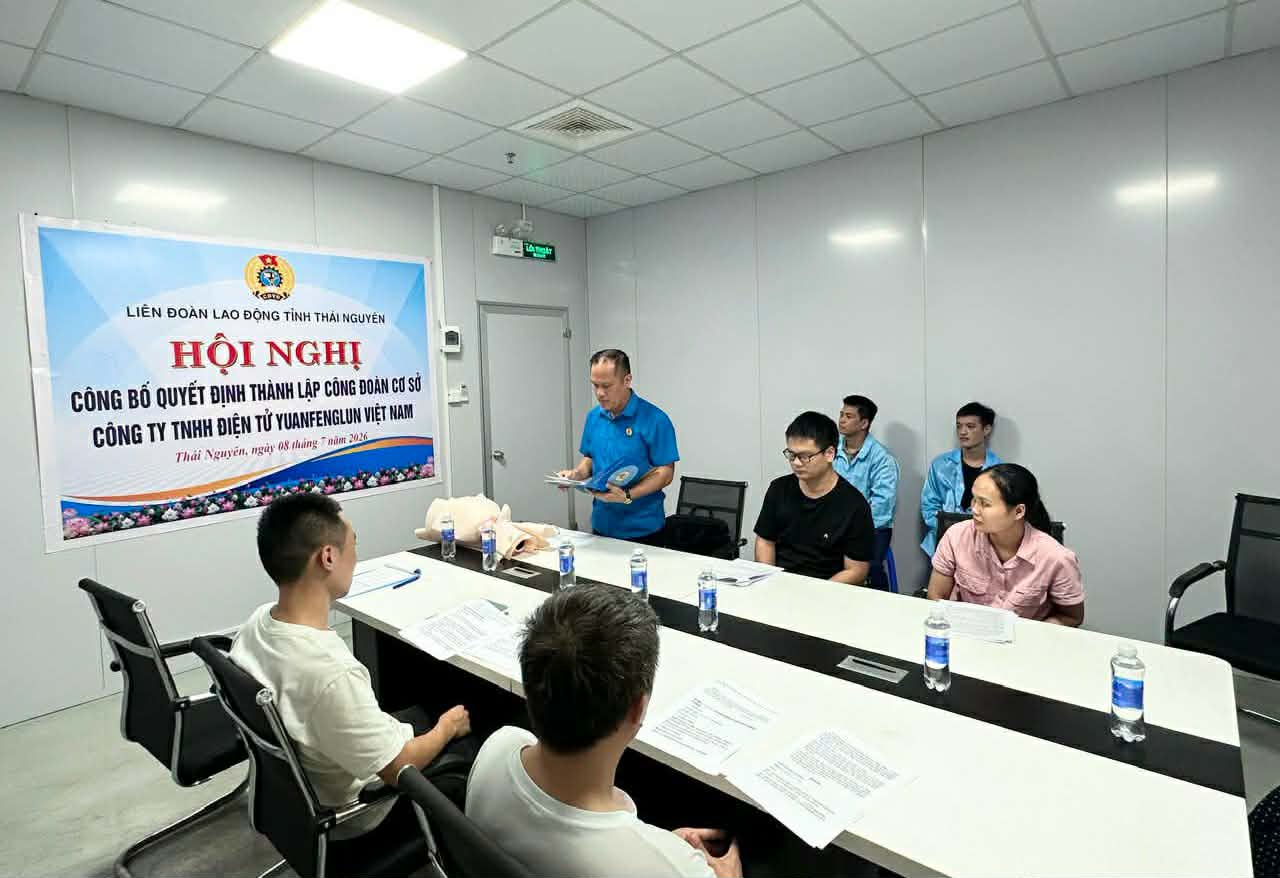 Delegates attending the conference. Photo: Thai Nguyen Trade Union