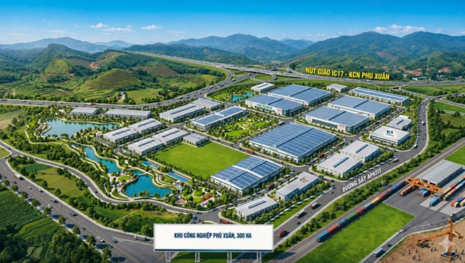 Tăng tốc triển khai hai khu công nghiệp 5.462 tỉ đồng. Ảnh: Ban Quản lý Khu kinh tế tỉnh Lào Cai