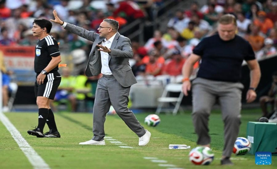 Coach Mohamed Ouahbi transforms the Moroccan team into a different image. Photo: Xinhua