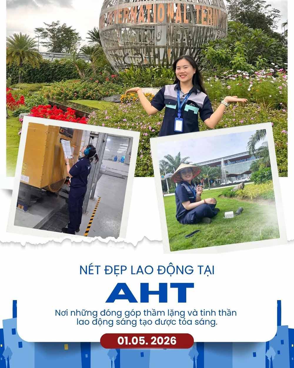 Tác phẩm dự thi trực tuyến “Nét đẹp đoàn viên trong lao động sản xuất do Công đoàn phường Hoà Cường, thành phố Đà Nẵng tổ chức. Ảnh: Công đoàn Hoà Cường cung cấp