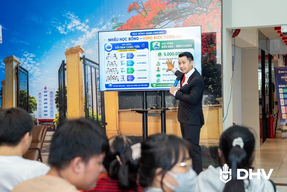 Quỹ học bổng 75 tỷ đồng cùng hệ thống chính sách hỗ trợ được triển khai song song với gói ưu đãi nhập học dành cho tân sinh viên DHV.