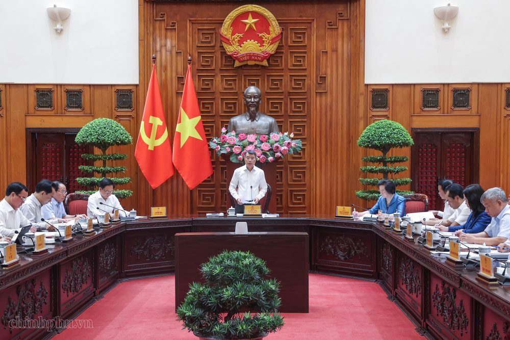 Phiên họp thứ nhất Ban Chỉ đạo Trung ương thực hiện các chương trình mục tiêu quốc gia. Ảnh: VGP