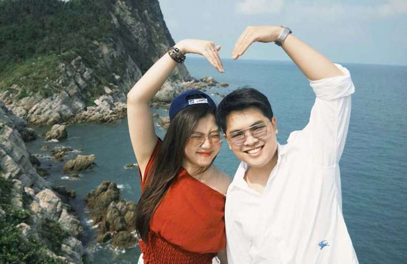 For Nhung and her husband, each trip is not just a vacation but also an opportunity to nurture love and create common memories. Photo: Character provided